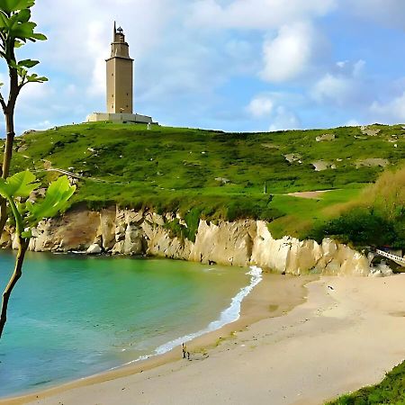 Apartamento Torre De Hércules A Coruña Corunha Exterior foto