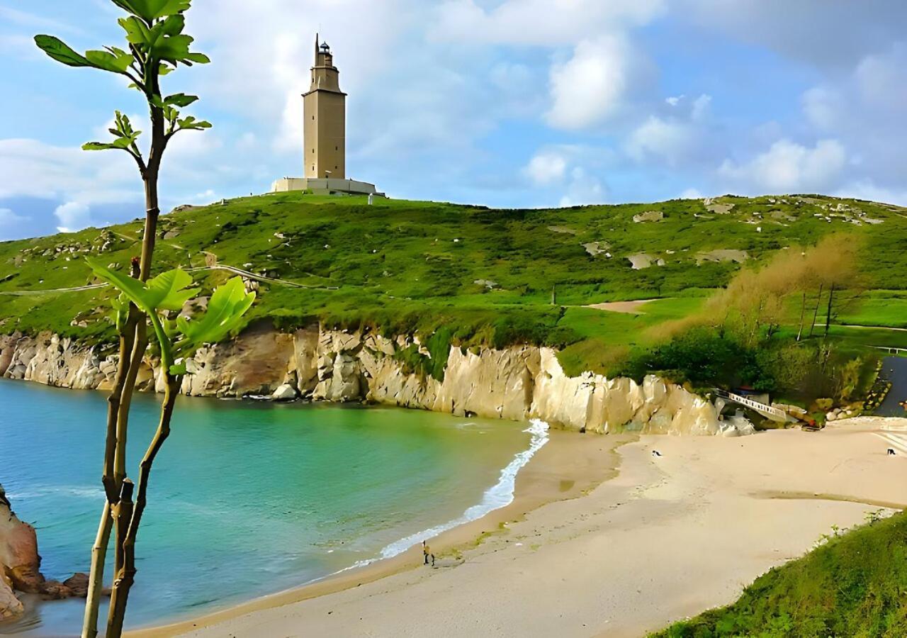 Apartamento Torre De Hércules A Coruña Corunha Exterior foto